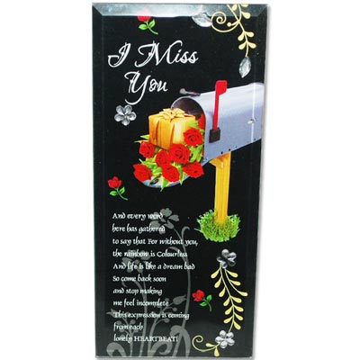 "I Miss You Message Stand - 254-code002 - Click here to View more details about this Product